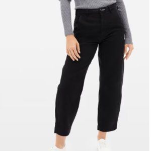 Everlane The Arc Canvas Pant - Black - size 10 NWT
